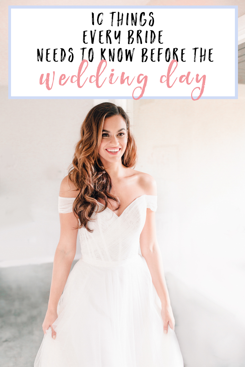 10 Thing Every Bride Needs to Know Before her Wedding Day » Elyana ...