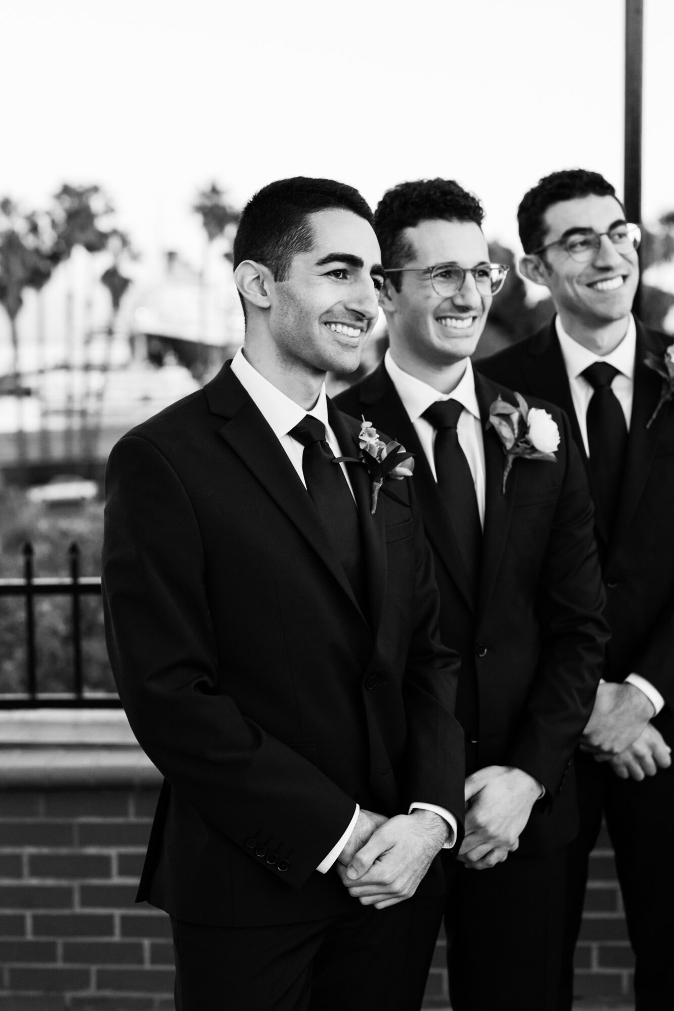 Wedding Ceremony at the Reef Restaurant in Long Beach