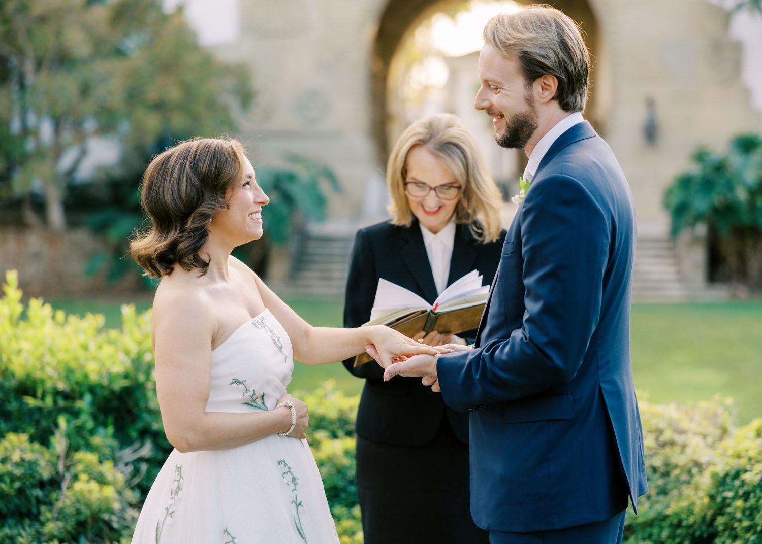Santa Barbara Courthouse Wedding Ceremony