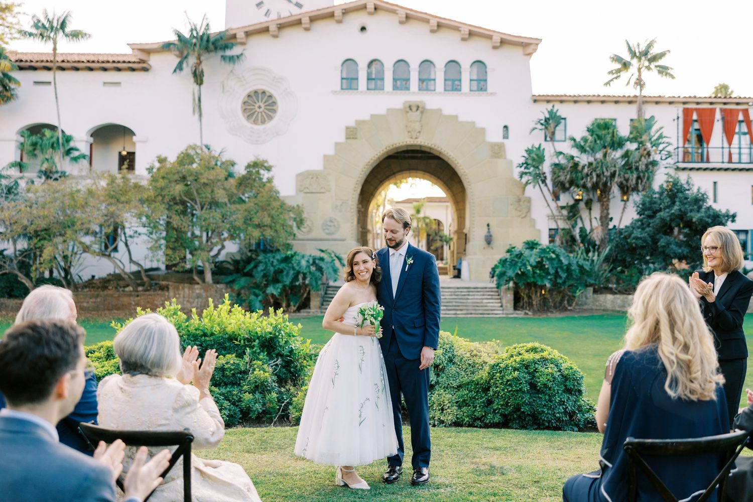 Sunken Gardens Santa Barbara Wedding Ceremony