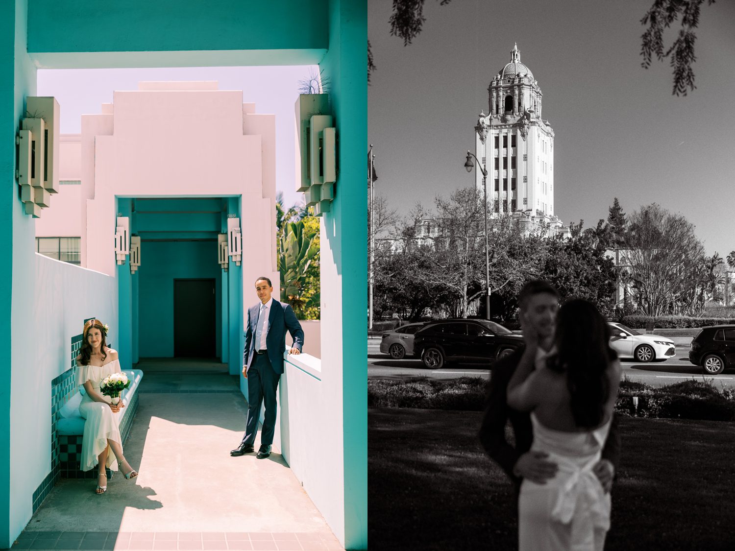 Elopement at Beverly Hills City Hall