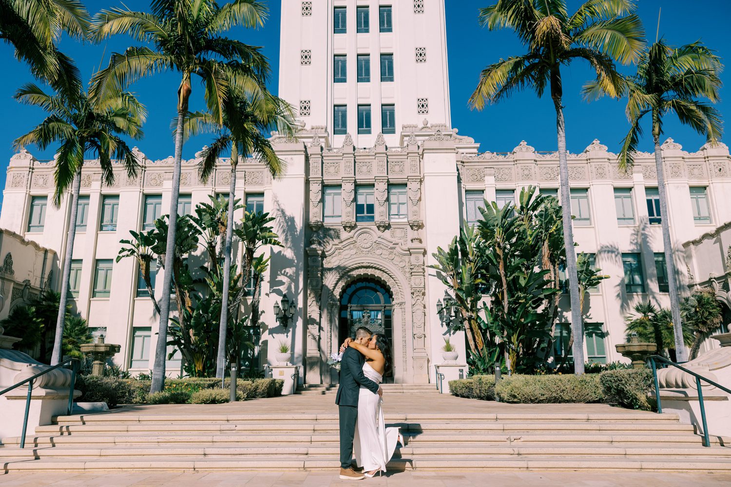 Elopement at Beverly Hills City Hall