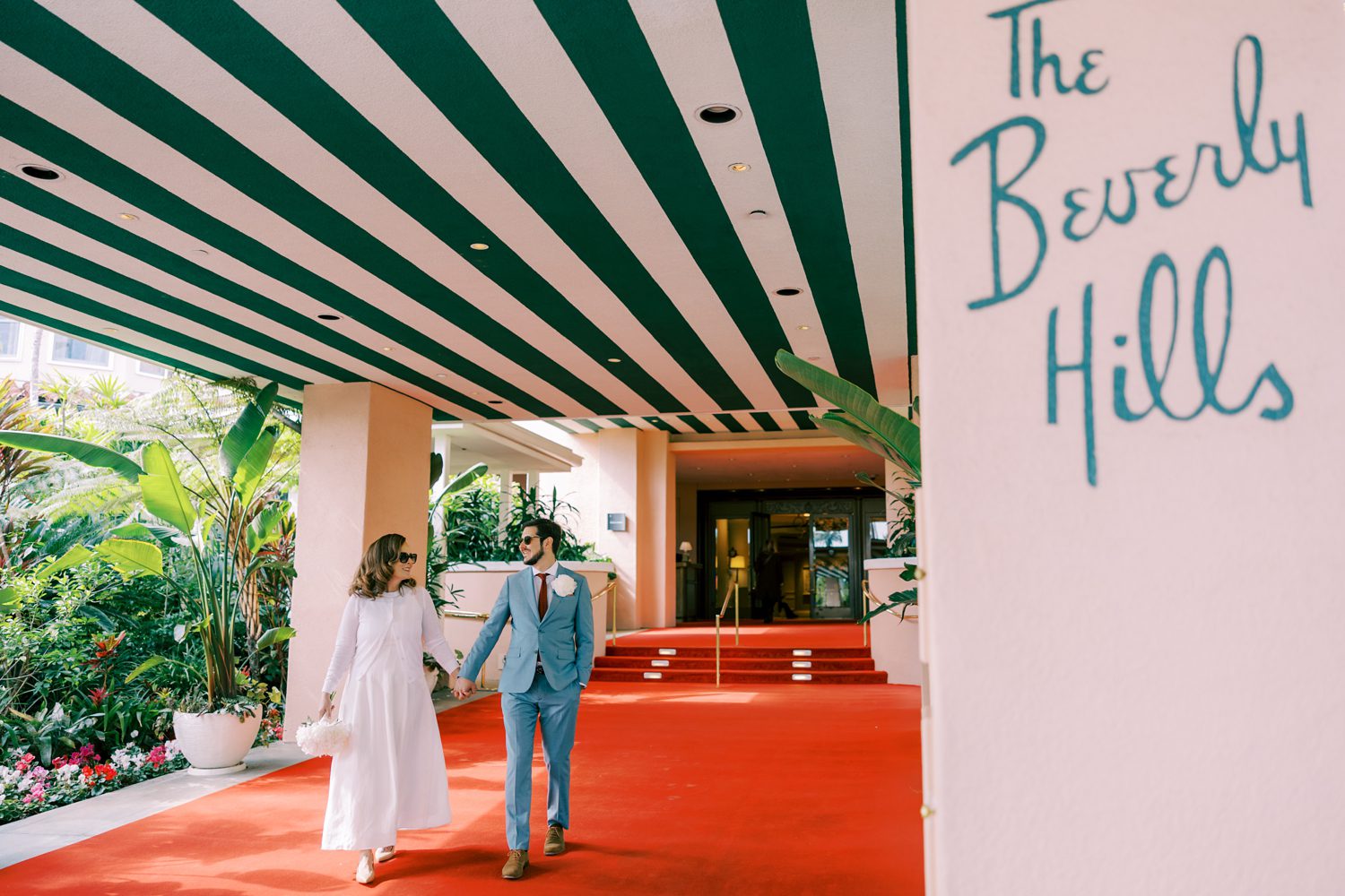 The Beverly Hills Hotel Elopement 