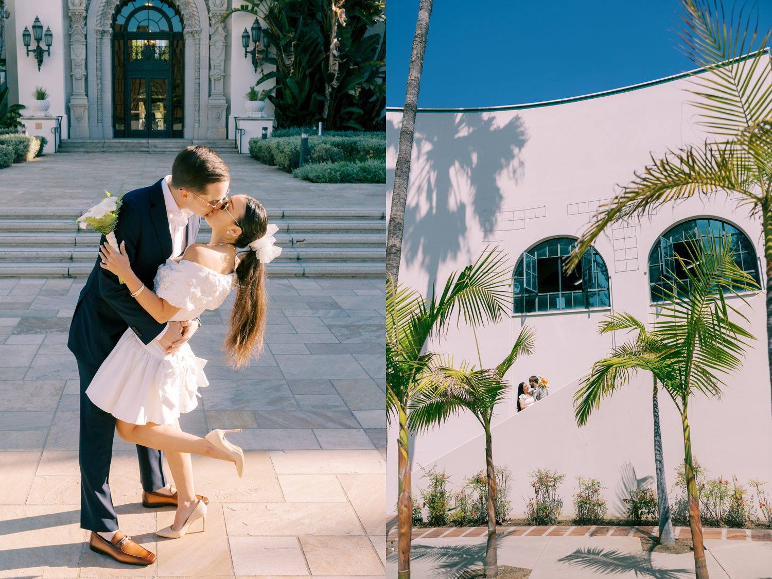 Beverly Hills City Hall Couple Portraits