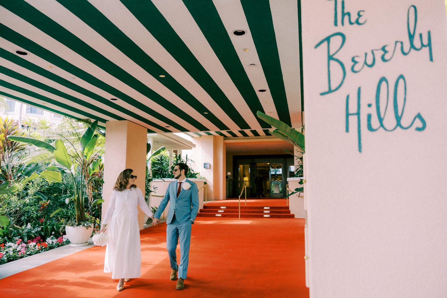 Beverly Hills Hotel Wedding Photos