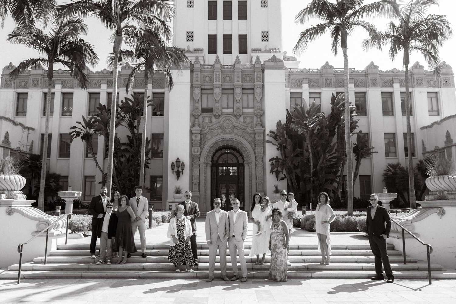 Beverly Hills Courthouse Wedding Family Portraits
